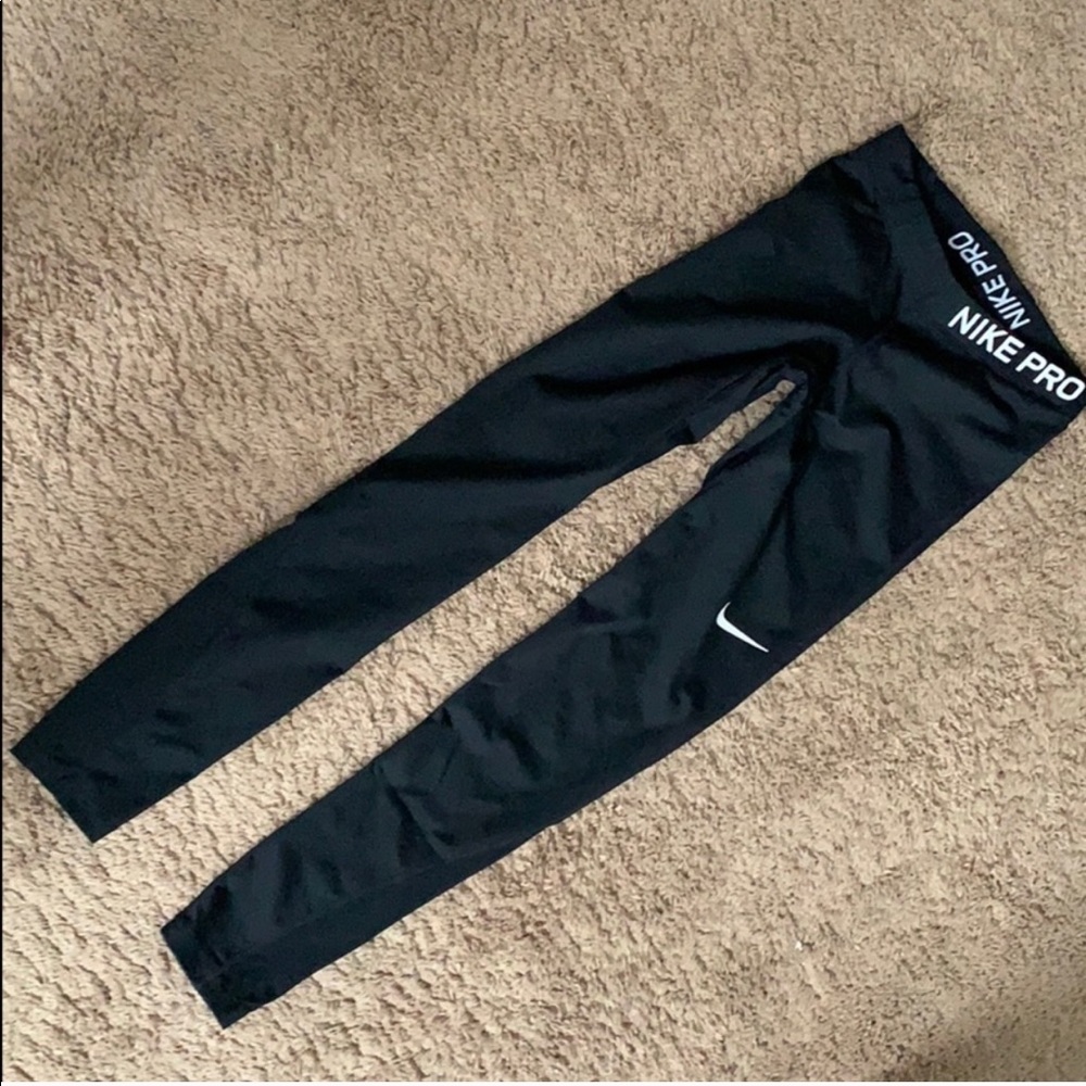 NIKE PRO RUNNING LEGGINGS - Picture 2 of 4